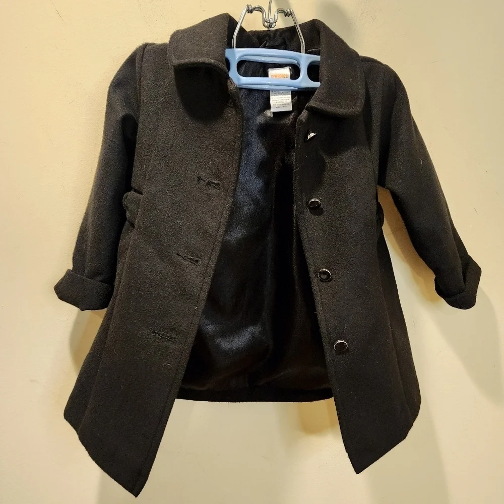 GYMBOREE Black Girls Winter Coat size 2t-3t